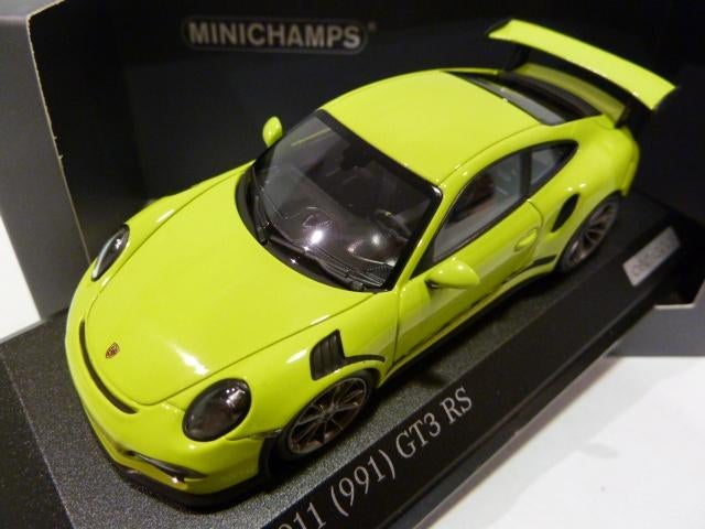 Minichamps Porsche 911 991 GT3 RS Groen 2015 1:43 CA04316007, Hobby en Vrije tijd, Modelauto's | 1:43, Ophalen of Verzenden, Nieuw