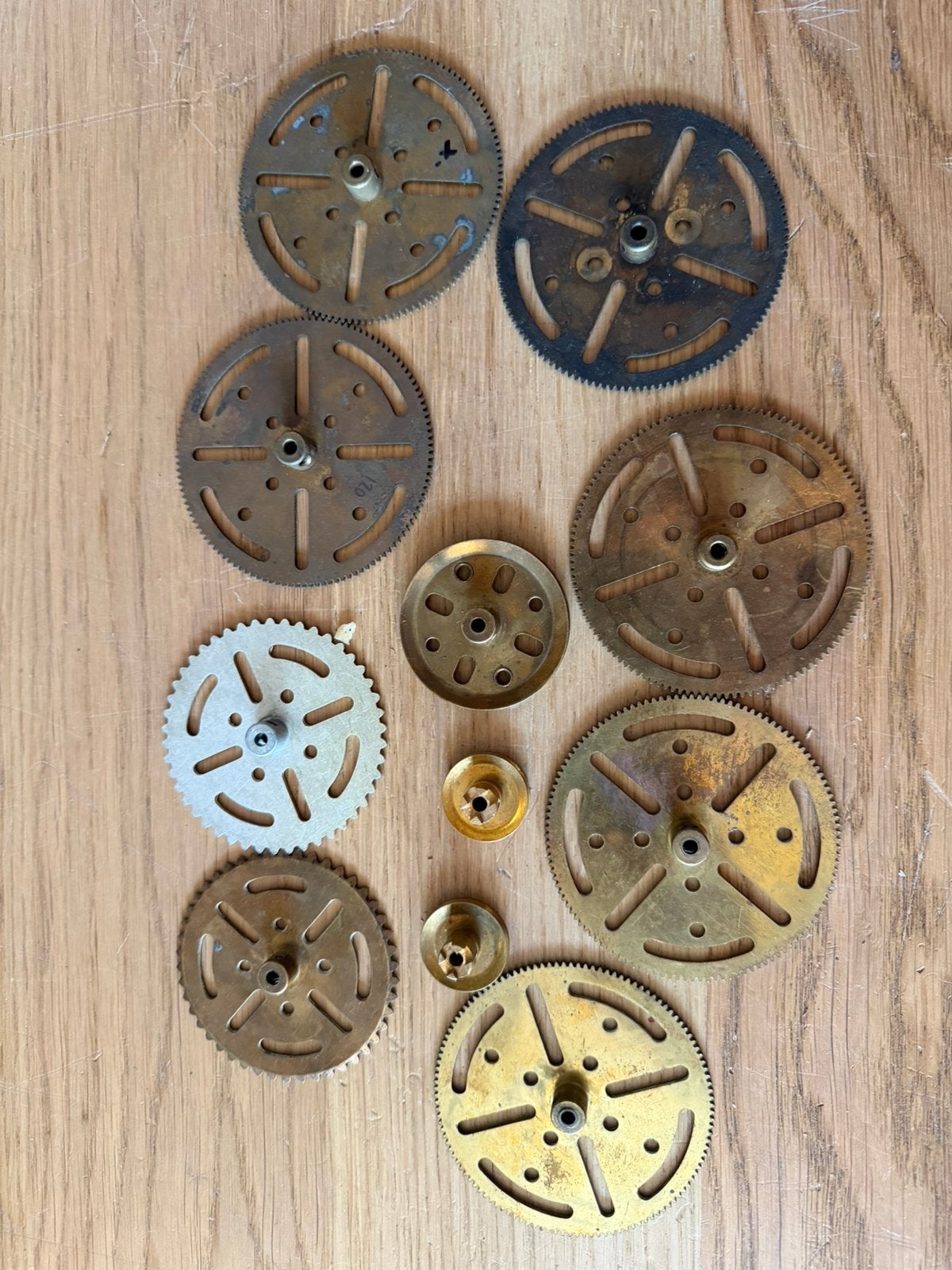 Marklin metall spec tandwielen kettingwiel past op meccano, Overige merken, 1:32 tot 1:50, Ophalen of Verzenden, Zo goed als nieuw