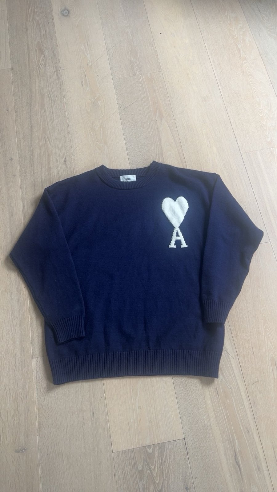 Ami paris trui - maat M, Ophalen of Verzenden, Zo goed als nieuw, Maat 48/50 (M), Blauw