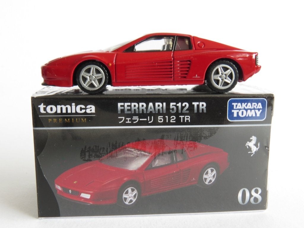 Tomica premium 08 Ferrari 512 TR 1/61 3inch tomy, Ophalen of Verzenden, Nieuw, Auto