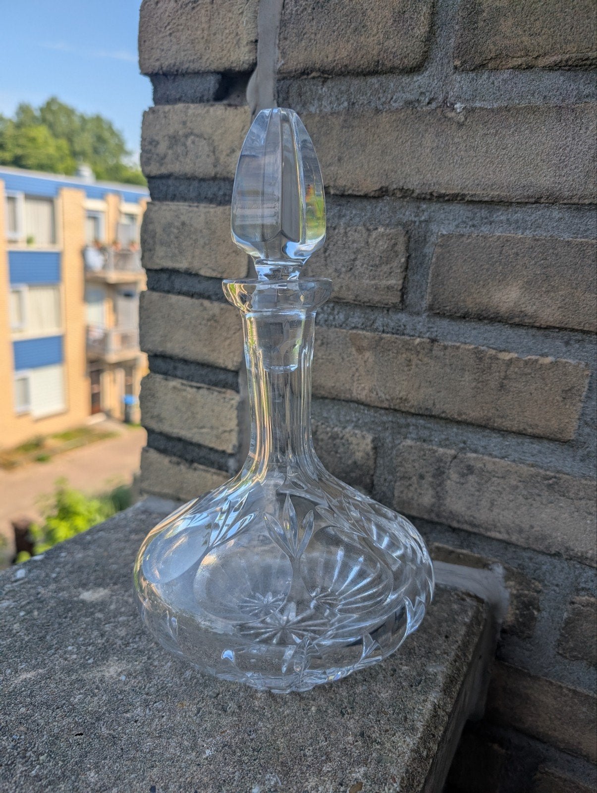 Kristal karaf crystal, Ophalen