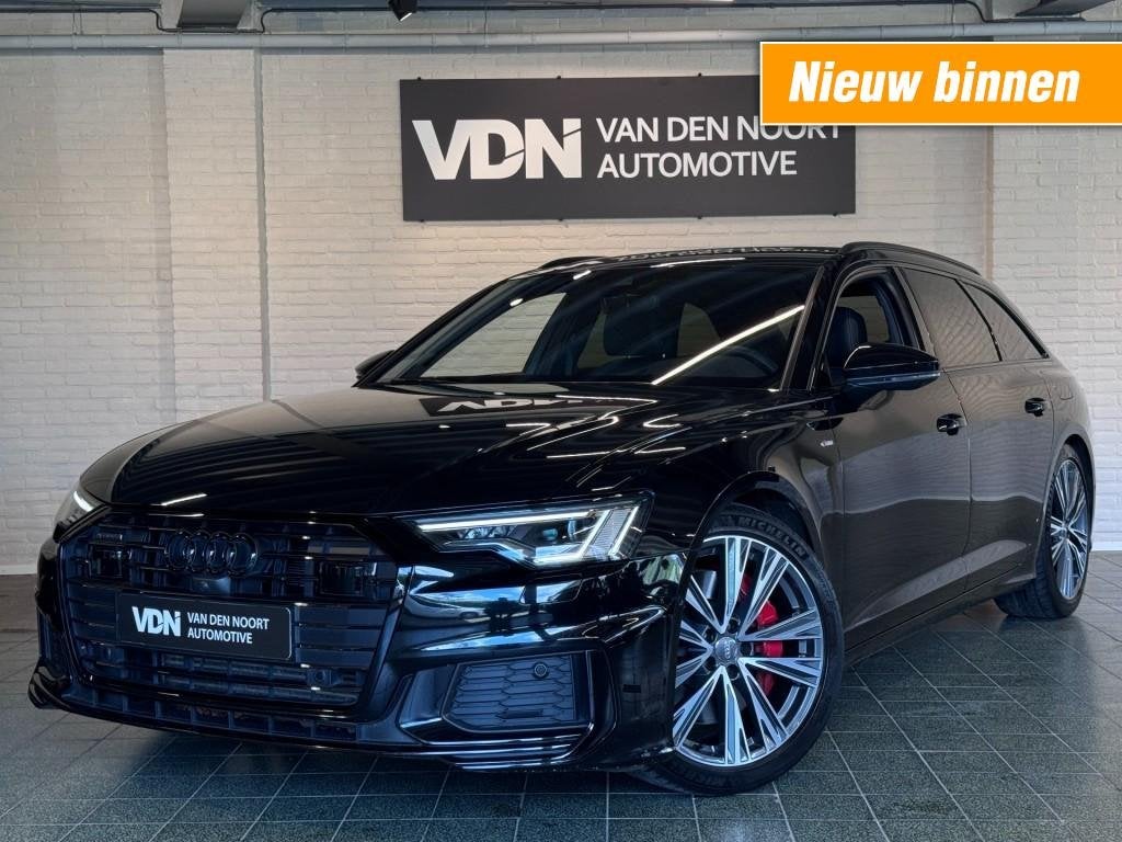 Audi A6 Avant 55 TFSI e Quattro Competition S-Line Massage H, Automaat, Gebruikt, Zwart, Leder