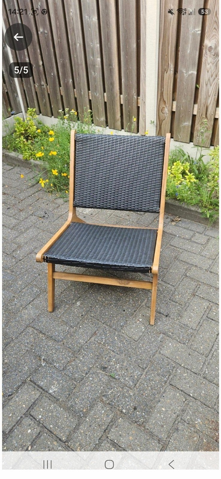 Tuinstoel, Tuin en Terras, Ligbedden, Ophalen, Zo goed als nieuw, Kunststof