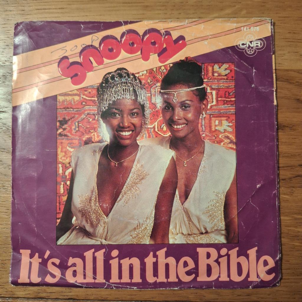 Snoopy - It's All In The Bible (053), Ophalen of Verzenden, Gebruikt, Pop