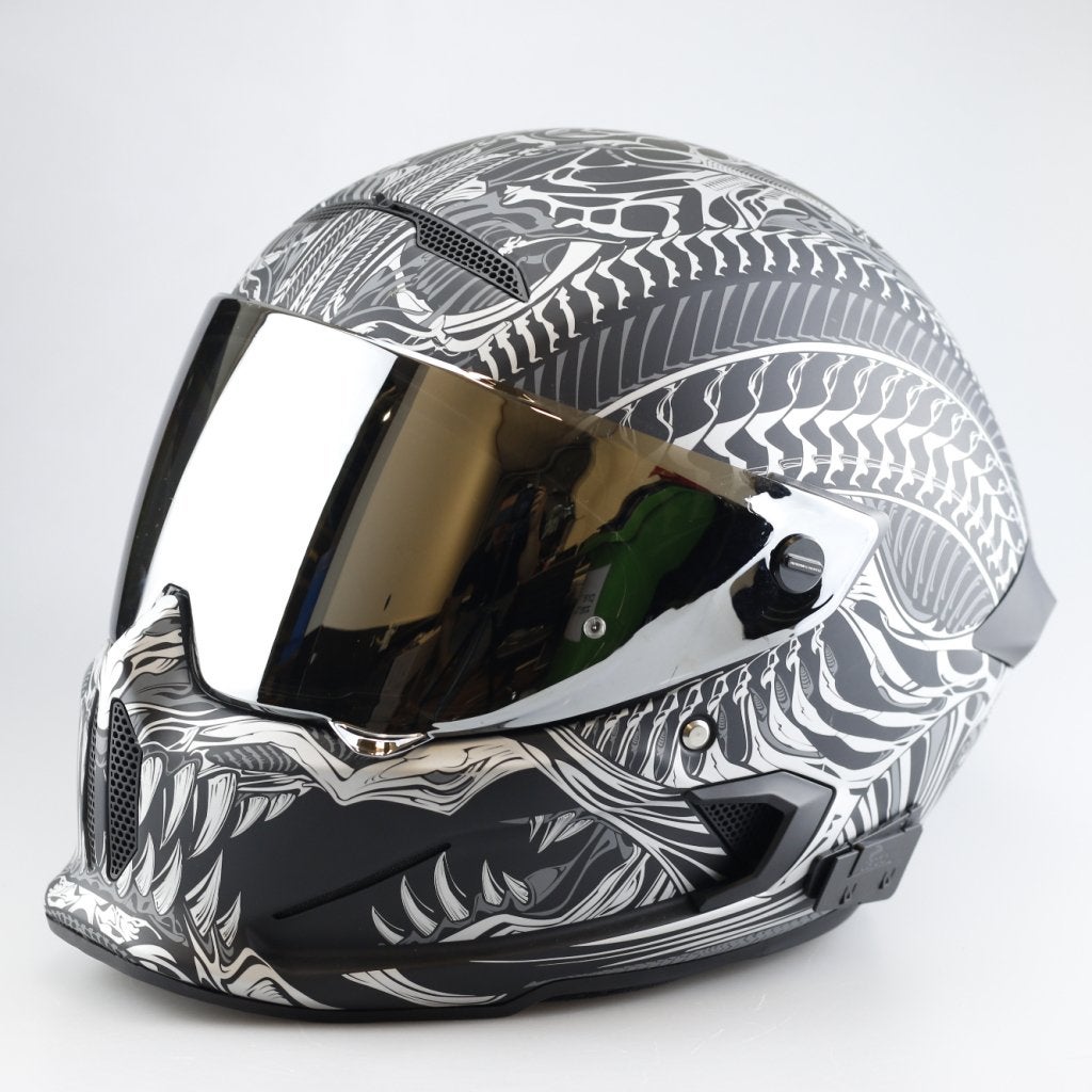 Ruroc Reaper M/L Integraal  Helm + Chrome Visor, Flex Ltd., Zo goed als nieuw, https://flex.com/contact-us, Nobelstraat 10, 5807 GA Oostrum LB, Limburg, Nederland