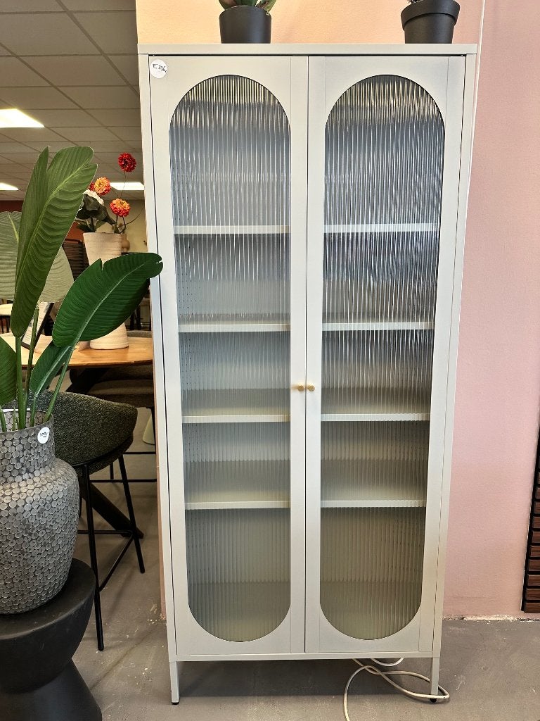 Metalen wandkast beige - beige wandkast - metalen kast, Ophalen, Nieuw, 50 tot 100 cm, Minder dan 100 cm