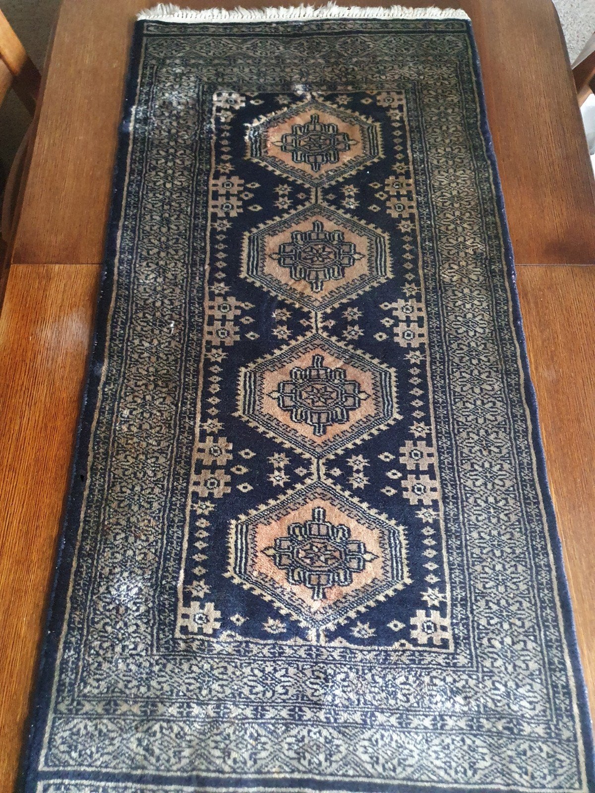 Prachtige vintage Perzische loper baluw/roze 60 x 120 cm, Ophalen