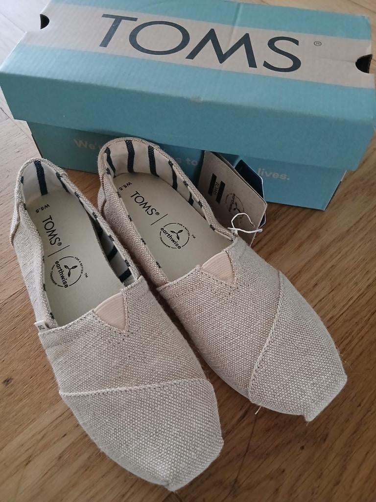 Toms instappers beige/natural, maat 36, Ophalen of Verzenden, Nieuw, Meisje, Schoenen