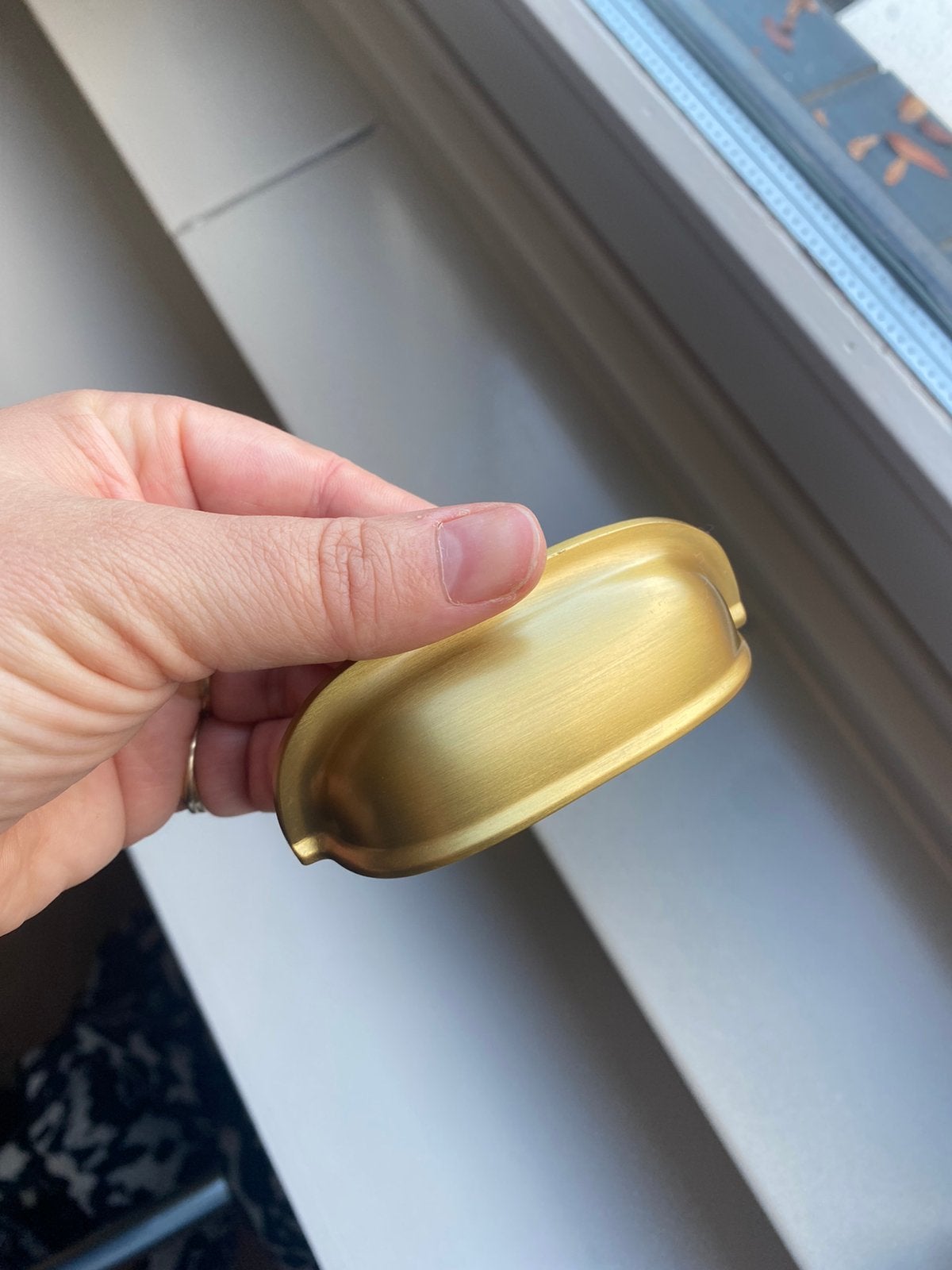 6 sets IKEA ENERYDA komgreep messingkleur 89 mm – nieuw, Ophalen of Verzenden