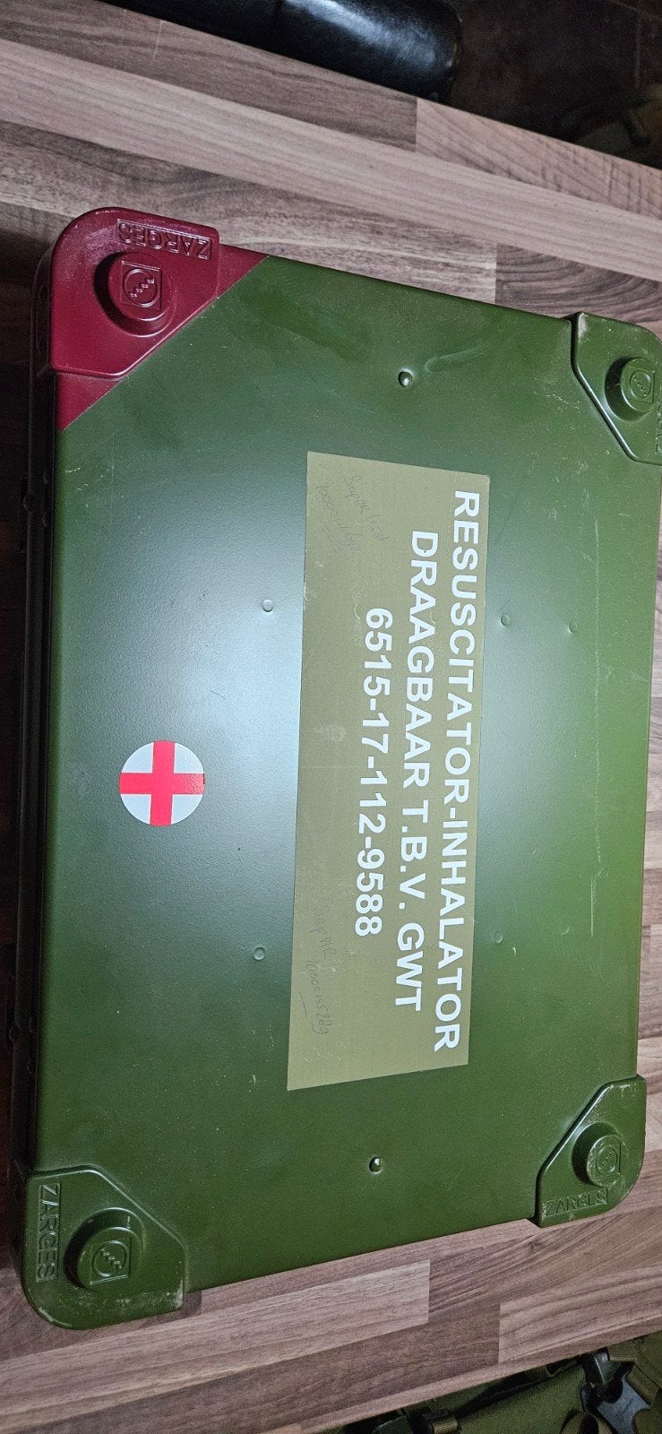 Zarges Resuscitator-Inhalator Draagbaar Koffer, Verzamelen, Ophalen of Verzenden, Gebruikt