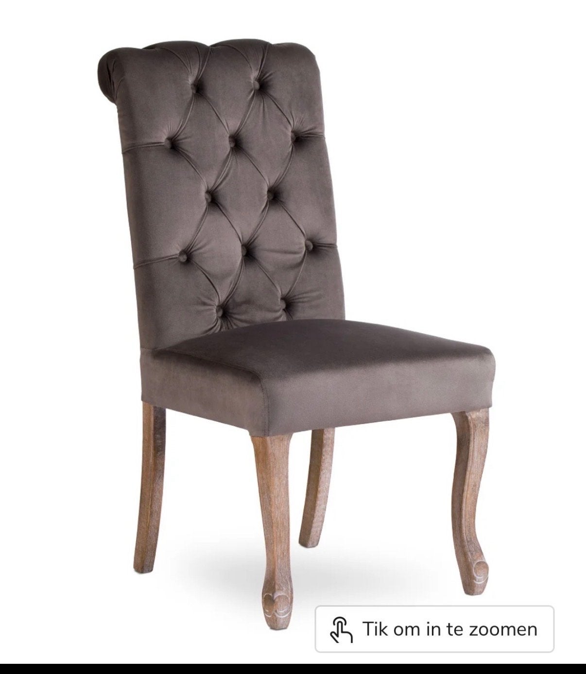 6 zo goed als nieuwe eetkamerstoelen, Ophalen, Hotelchic, Bruin, Zo goed als nieuw