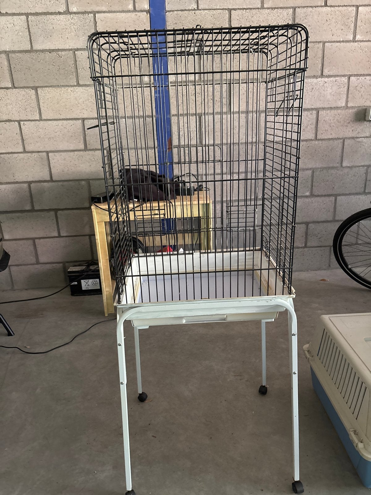 Gratis vogelkooi, Dieren en Toebehoren, Ophalen, Gebruikt, Metaal, Vogelkooi