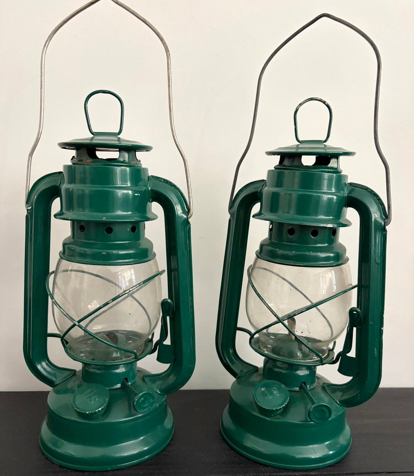 2 x vintage stormlantaarn / olielamp, Ophalen of Verzenden, Gebruikt