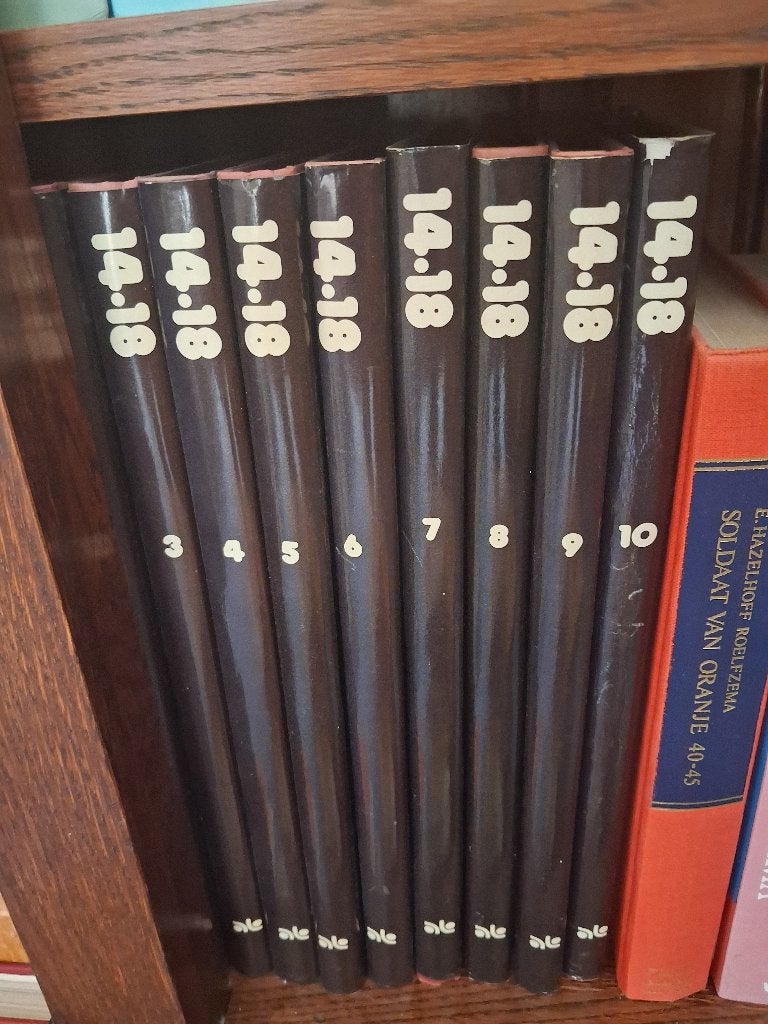 14-18 De Eerste Wereldoorlog - Complete serie (deel 3-10), Boeken, Zo goed als nieuw, Algemeen, Ophalen, Tweede Wereldoorlog