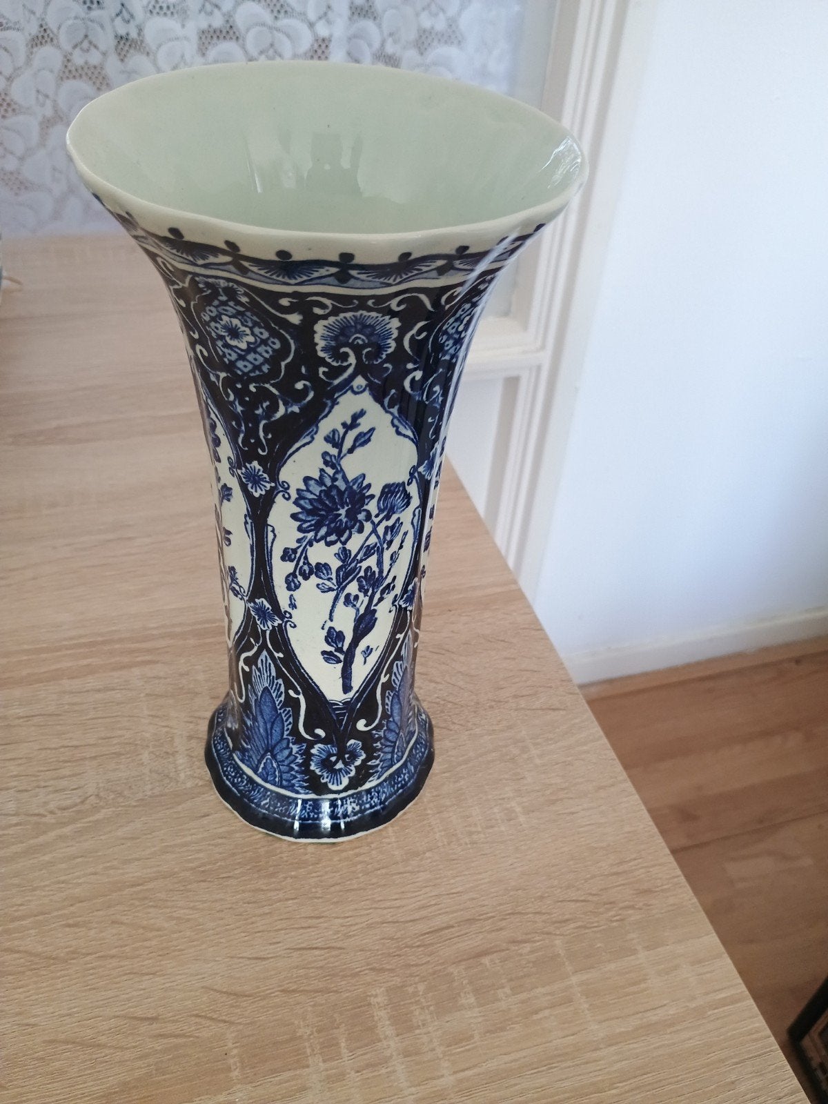 Delfts Blauwe Vaas - Royal Sphinx Boch Holland, Ophalen of Verzenden