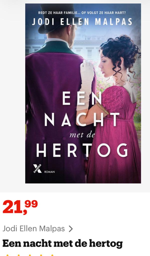 Een Nacht met de Hertog - Nieuw - Jodi Ellen Malpas Roman, Boeken, Ophalen of Verzenden, Nieuw, Nederland