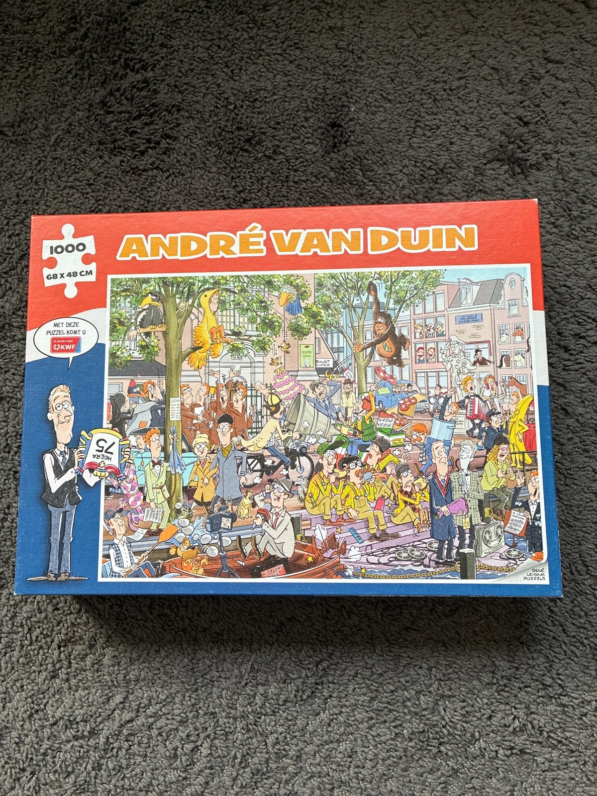 André van Duin legpuzzel 1000 stukjes (68x48 cm), Ophalen, 500 t/m 1500 stukjes, Zo goed als nieuw, Legpuzzel