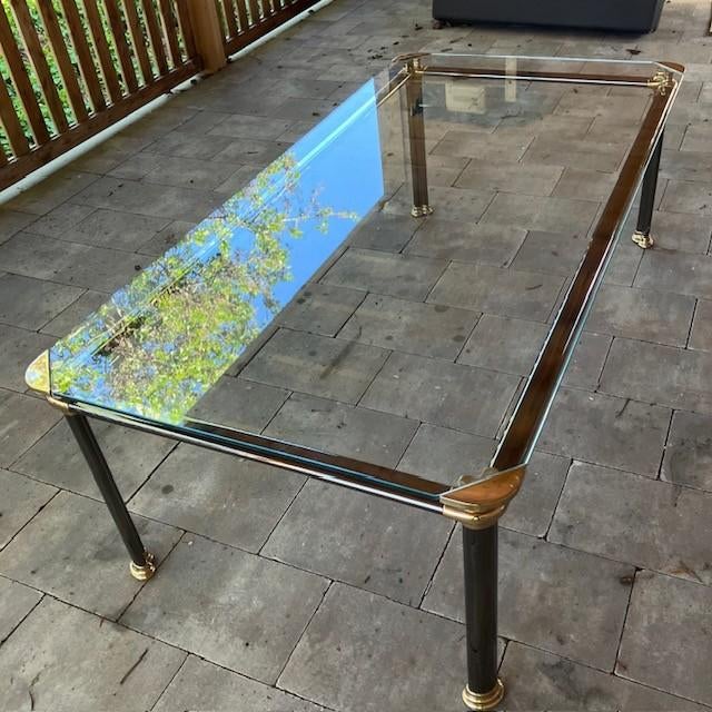 Salontafel glasplaat, Ophalen, Gebruikt, 100 tot 150 cm, 50 tot 100 cm