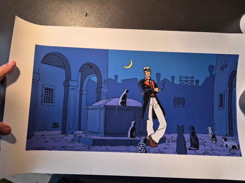 Corto Maltese, zeefdruk,, Boeken, Stripboeken, Eén stripboek, Ophalen of Verzenden, Zo goed als nieuw, Hugo Pratt