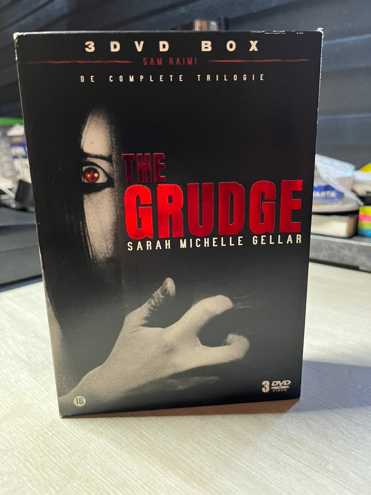 3 dvd box “the grudge 1,2,3”, Engels, Vanaf 16 jaar, Ophalen of Verzenden, Zo goed als nieuw