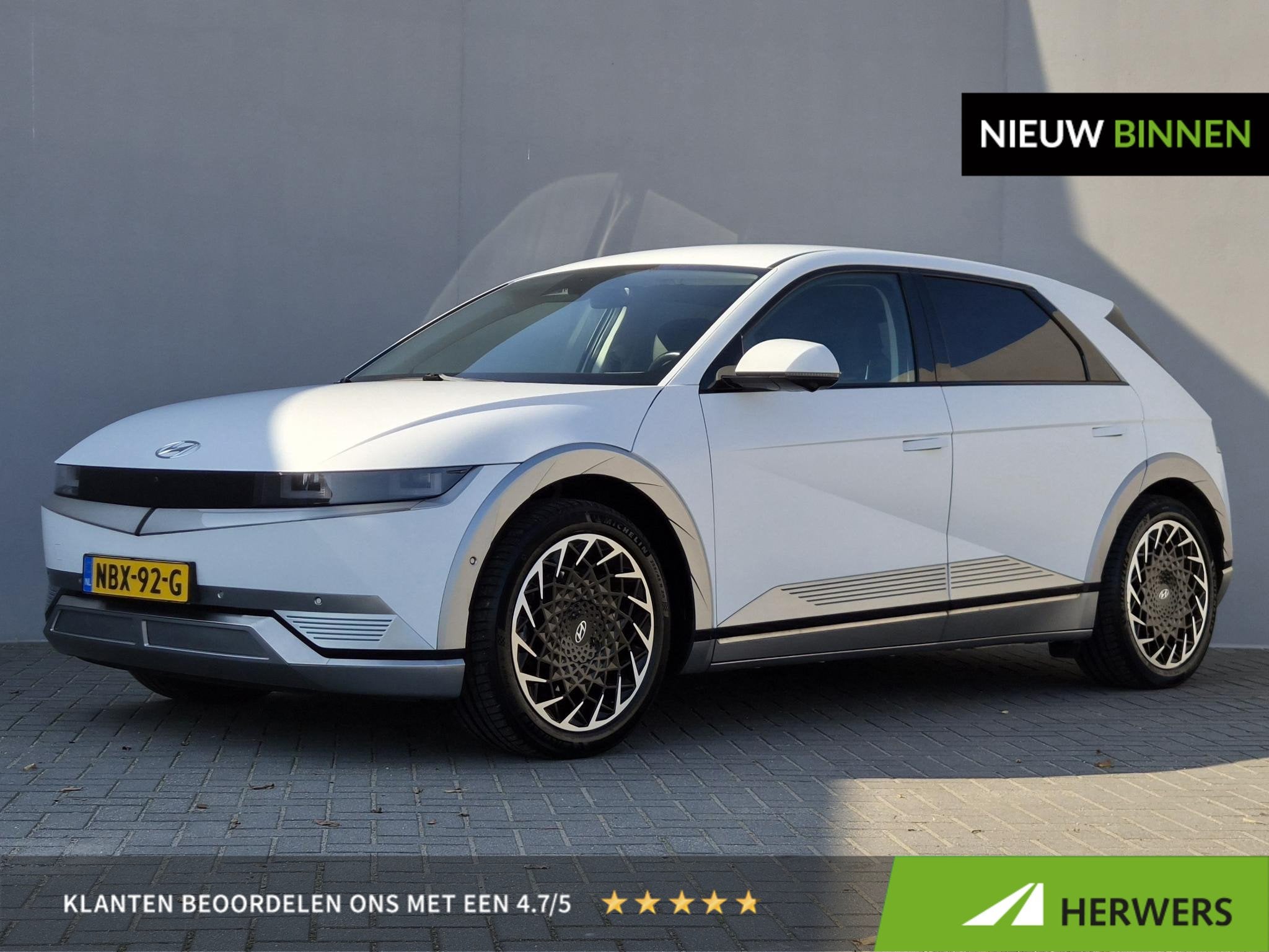 Hyundai IONIQ 5 Lounge 77.4 kWh / SOH 99% / Fabrieksgarantie, Auto's, Automaat, Dealer onderhouden, Achterwielaandrijving, Gebruikt