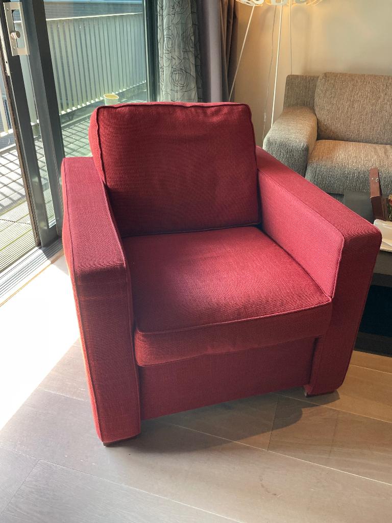 Rode fauteuil, Ophalen, Gebruikt, 75 tot 100 cm, 50 tot 75 cm