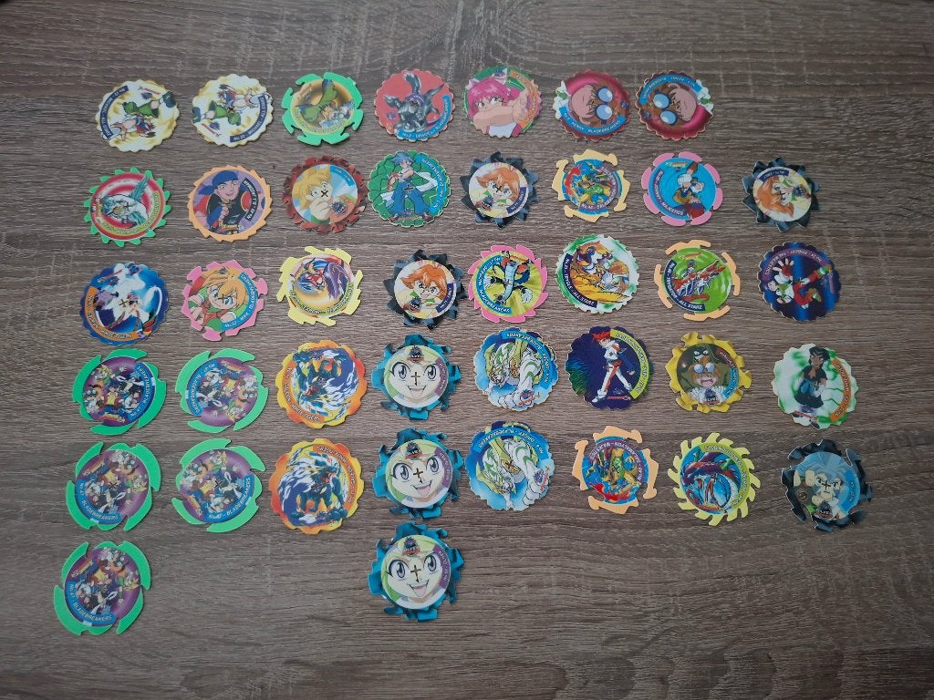 Vintage Beyblades (zonder pinnetjes), Ophalen of Verzenden, Zo goed als nieuw