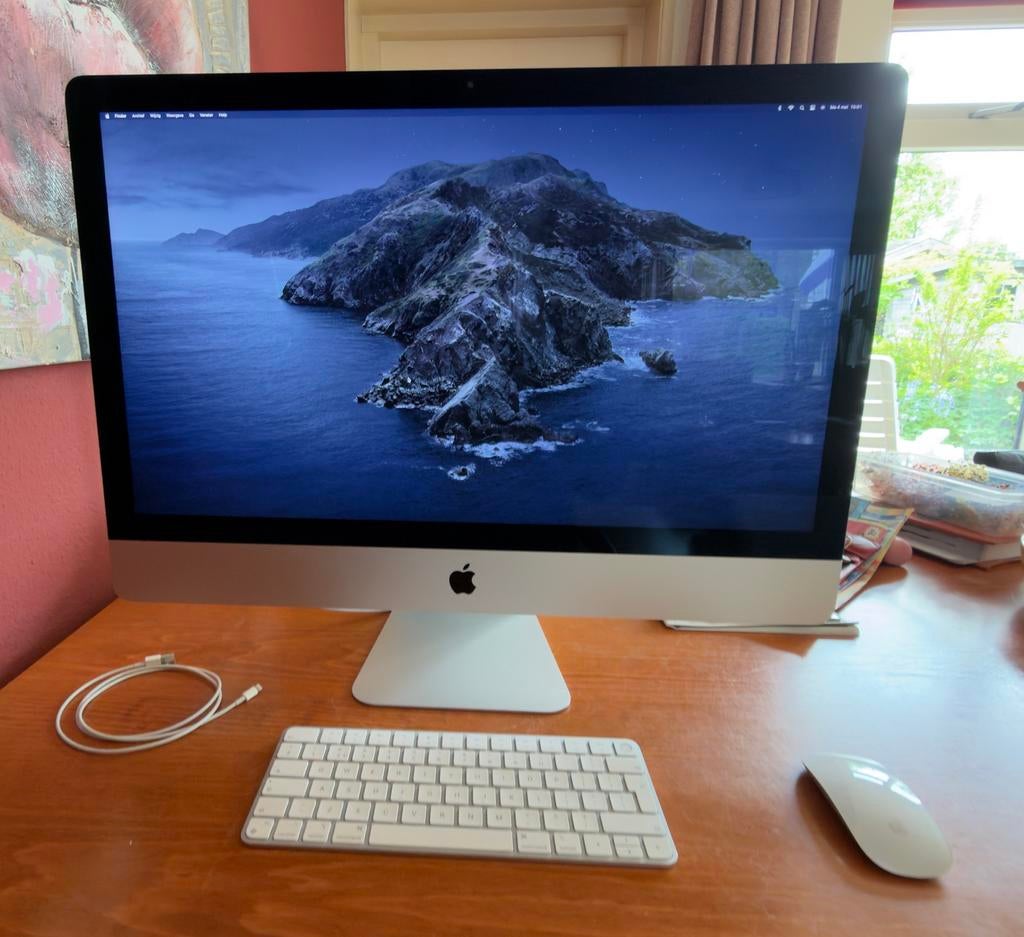 Apple iMac 5K 27-inch (2017), Computers en Software, Apple Desktops, Ophalen, Zo goed als nieuw, IMac, 3 tot 4 Ghz