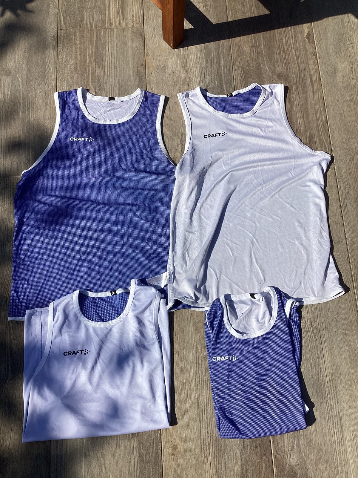 Basketbal shirt CRAFT - Reversible wit/blauw, Sport en Fitness, Basketbal, Ophalen of Verzenden, Gebruikt, Kleding