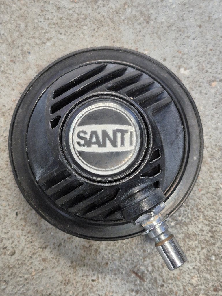 Santi Droogpak Inflator, Watersport en Boten, Duiken, Ophalen of Verzenden, Gebruikt, Duikpak