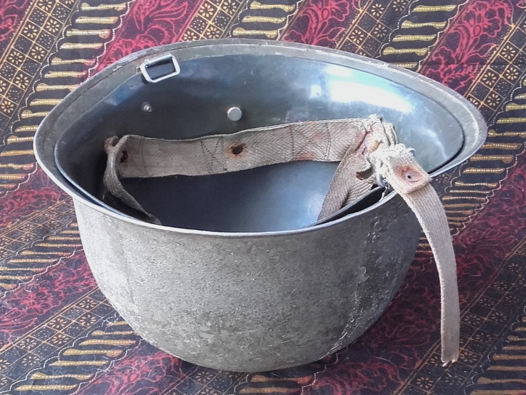 Originele oude Pont de Buis legerhelm uit Frankrijk., Ophalen of Verzenden