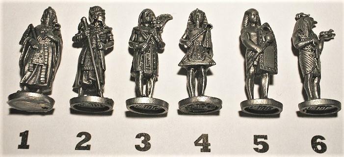 46-Ferrero kindersurprise metal Egyptenaren, Verzamelen, Verrassingseieren, Ophalen of Verzenden, Zo goed als nieuw, Overige typen