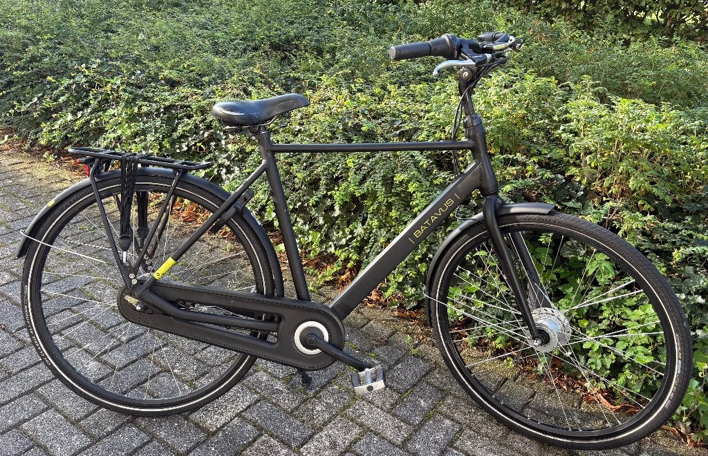 NIEUW MODEL BATAVUS FONK 7 SPEED FRAME 57 CM MATT ZWART., Ophalen, Versnellingen, Batavus, Zo goed als nieuw