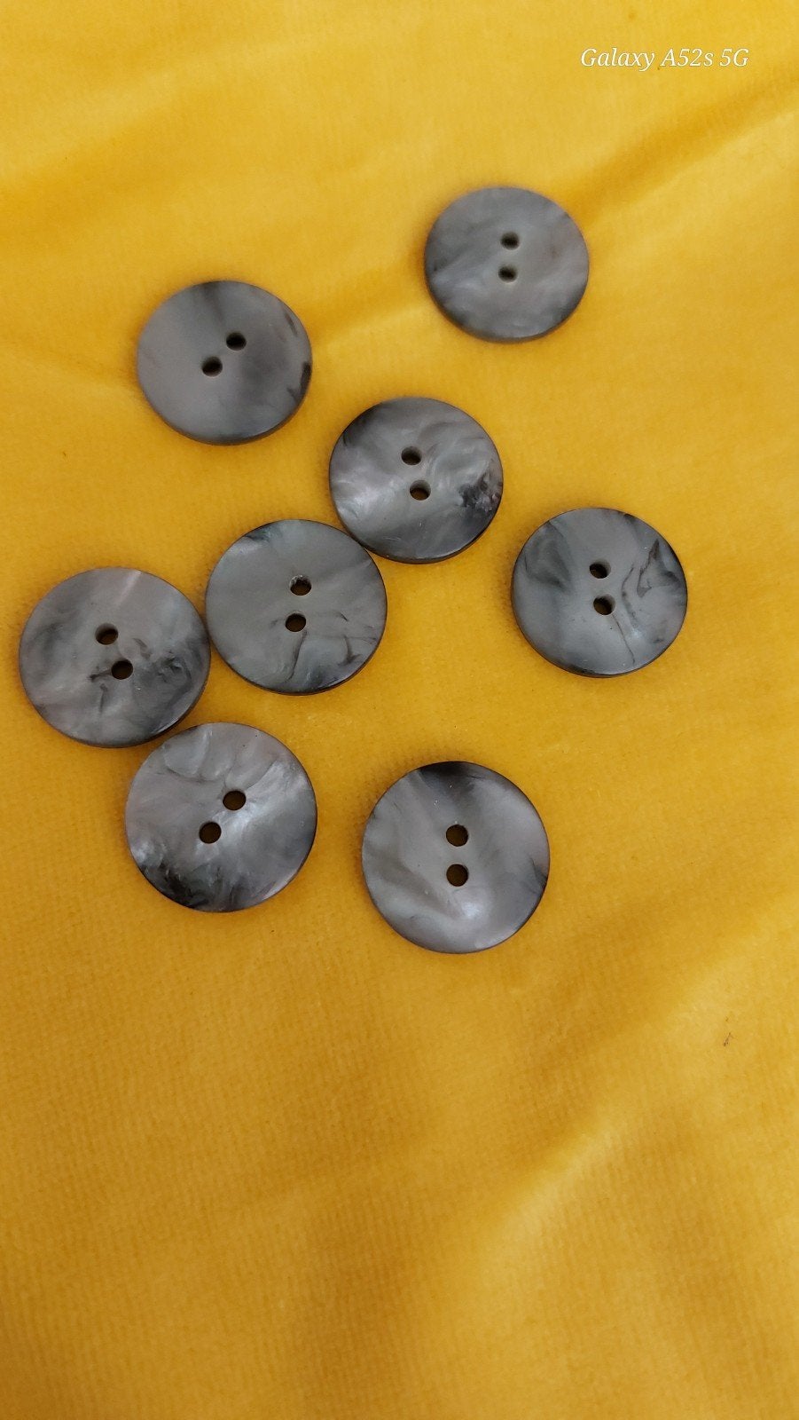 50 grijze namaak parelmoer knopen 20 mm, Ophalen of Verzenden, Nieuw, Knoop of Knopen