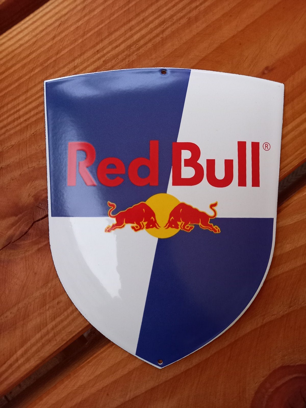 Emaille schildje/bordje Red Bull, Verzamelen, Merken en Reclamevoorwerpen, Ophalen of Verzenden, Nieuw, Reclamebord