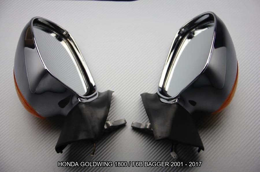 Set spiegels voor HONDA GOLDWING 1800 F6B BAGGER 2001 - 2017, Verzenden, Nieuw