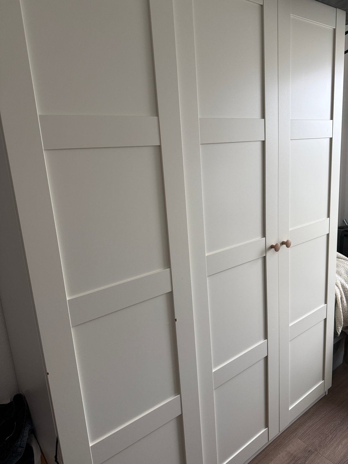 IKEA PAX kledingkast wit – 3 deuren – 150 x 200cm, Ophalen, Gebruikt, 100 tot 150 cm, 200 cm of meer
