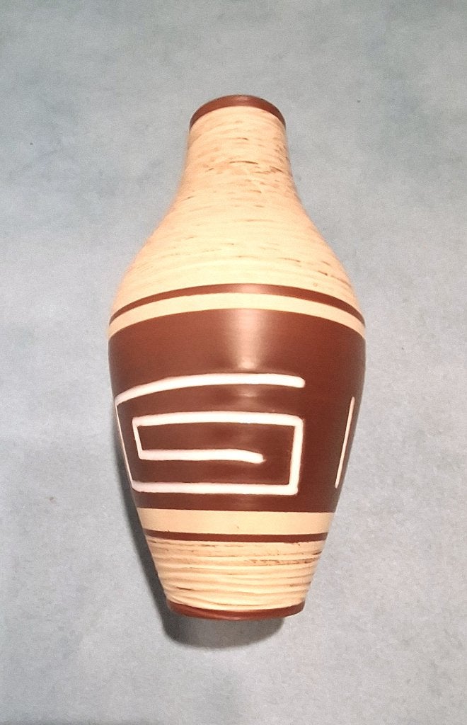 Vintage Sawa Vaas Sgraffito-Techniek 50's  249-20 W-Germany, Ophalen of Verzenden