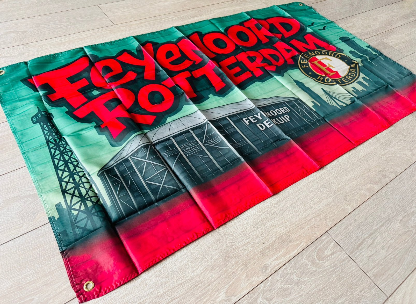 Toffe Feyenoord De Kuip Vlag NIEUW, Ophalen of Verzenden, Nieuw, Feyenoord