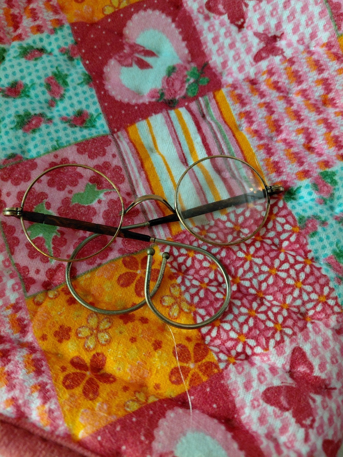 Antiek brilletje met 1 glas, Antiek en Kunst, Ophalen of Verzenden