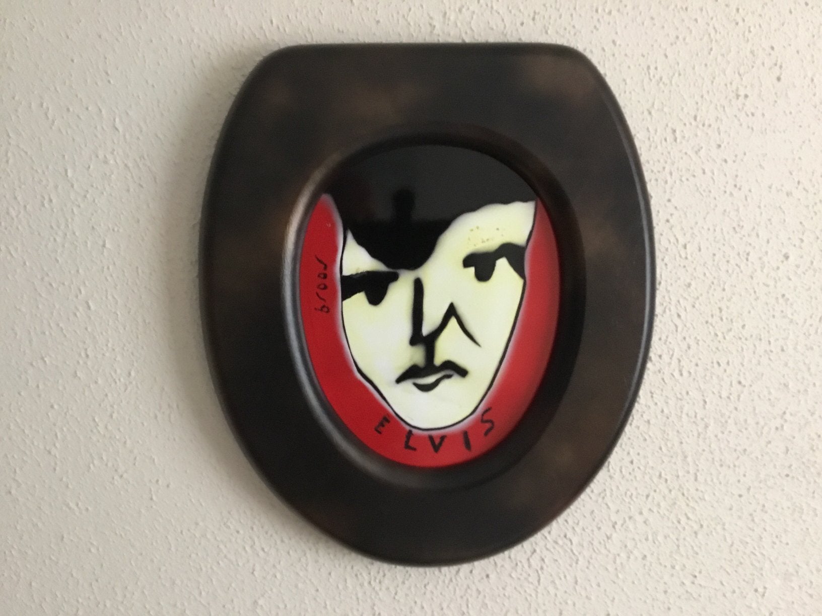 Schilderij op paneel van afbeelding van Elvis, Ophalen
