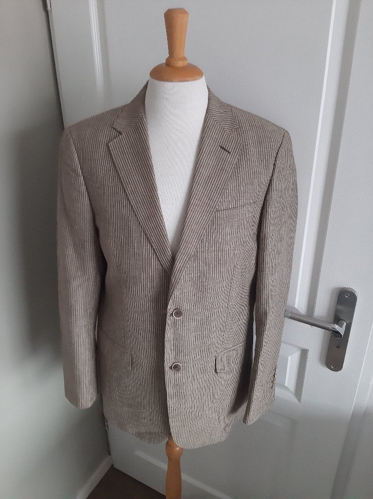 Colbert maat 50 van Gino Tortelli ., Ophalen of Verzenden, Nieuw, Maat 48/50 (M), Beige
