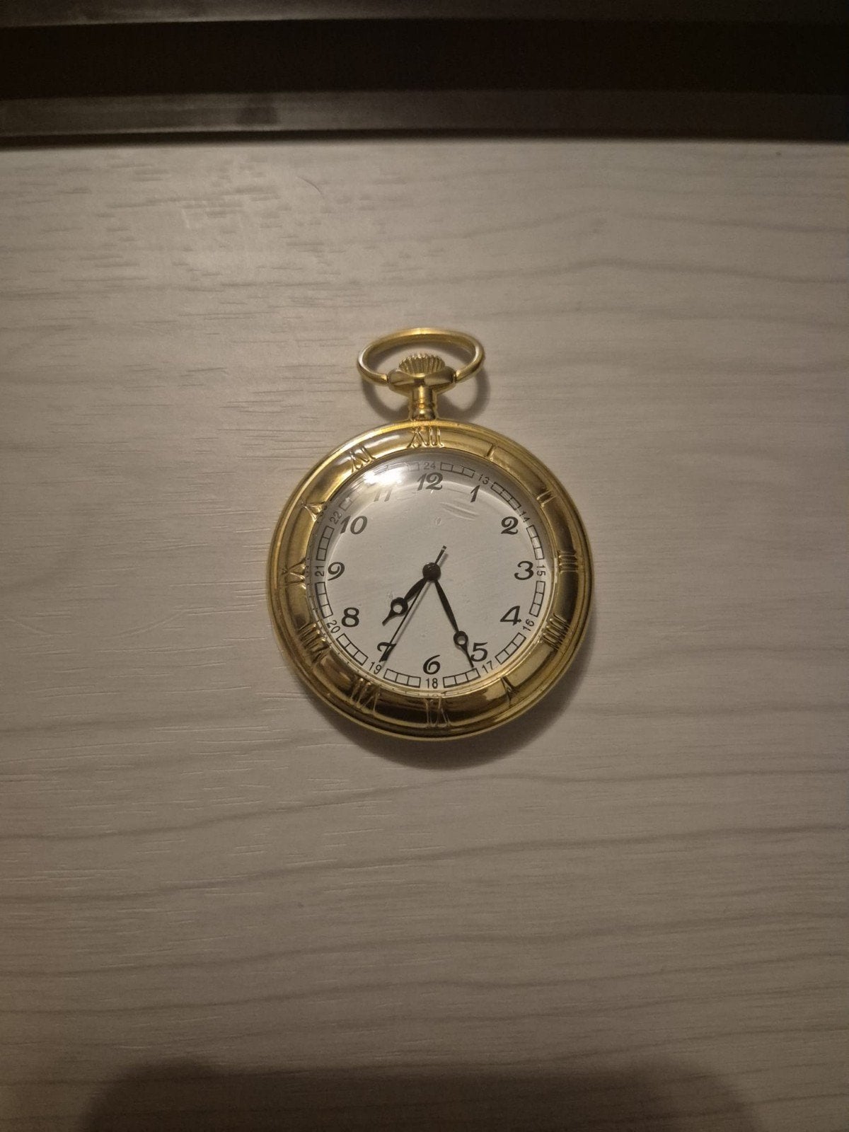 Gouden Zakhorloge - Klassiek en Tijdloos Design, Overige merken, Zakhorloge, Verguld, Ophalen of Verzenden