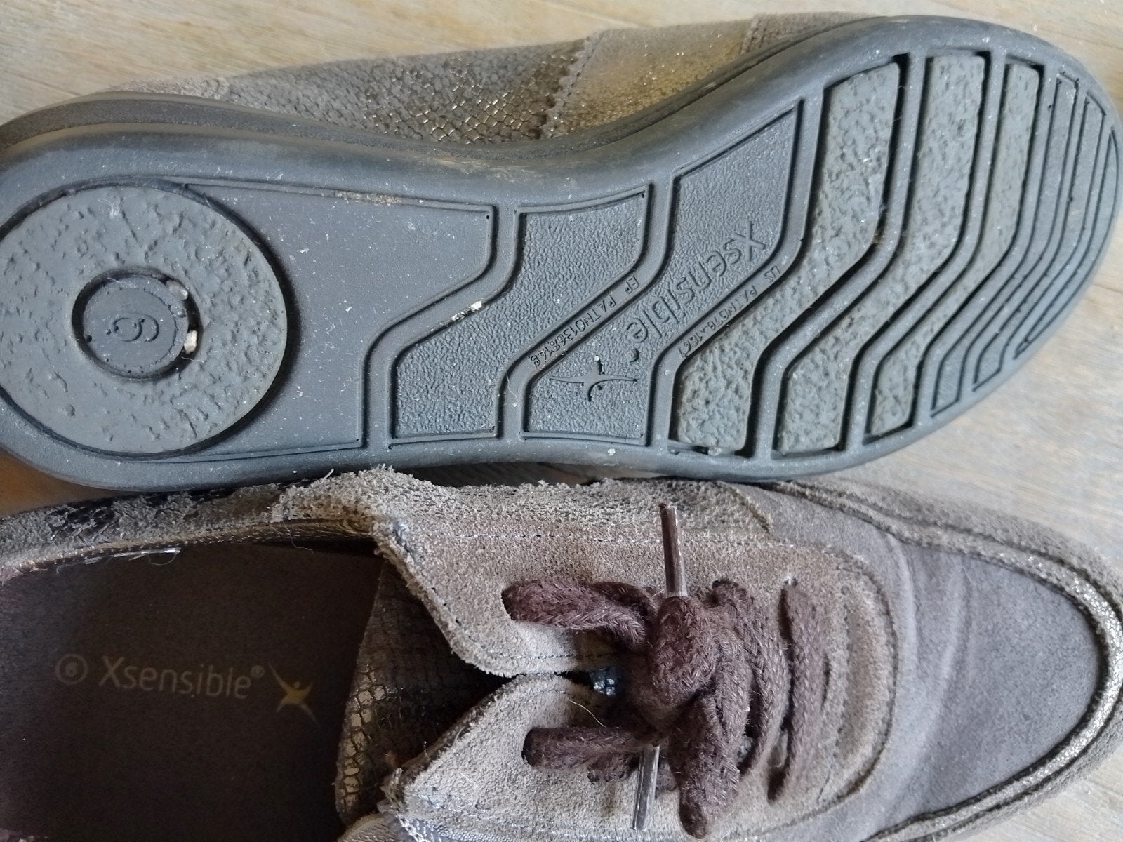 Gebruikte Xsensible schoenen - Ophalen, Schoenen met lage hakken, Bruin, Gedragen, Ophalen