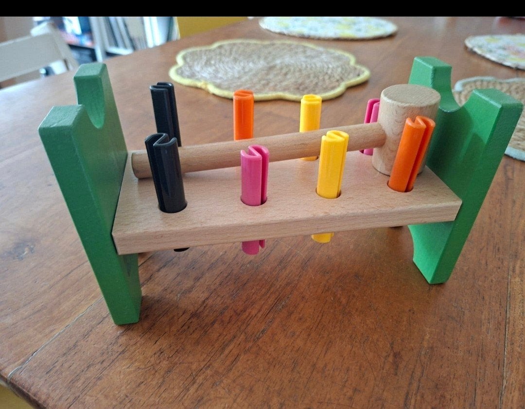 ikea timmerspel van hout, Ophalen, Zo goed als nieuw