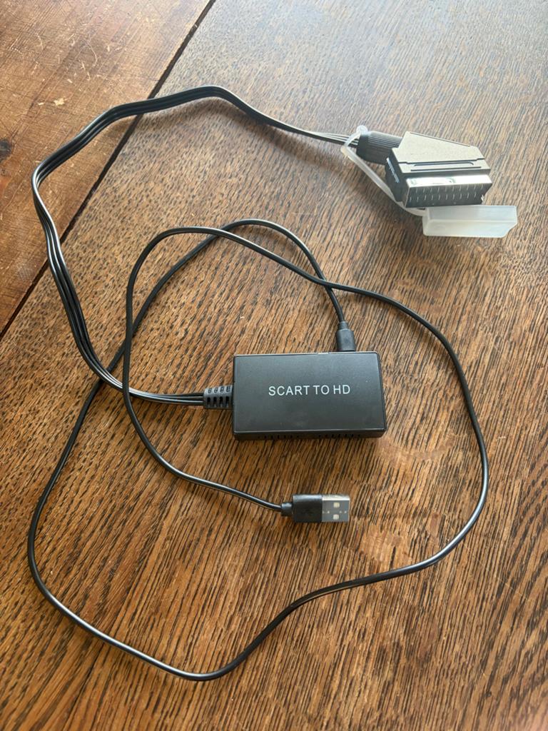 SCART naar HDMI Adapter - Omvormer, Ophalen of Verzenden, Zo goed als nieuw