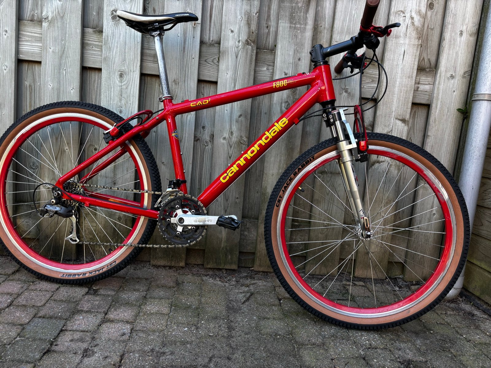 Cannondale F800 CAAD2 Mountainbike (ca. 1997) - 17 inch, Gebruikt, Hardtail, Velgrem, Ophalen