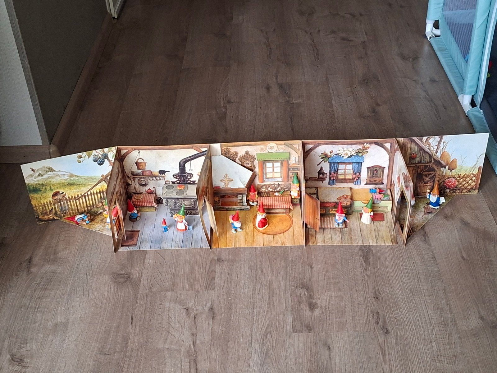 zeldzaam David de Kabouter huis met poppetjes, Verzamelen, Ophalen of Verzenden