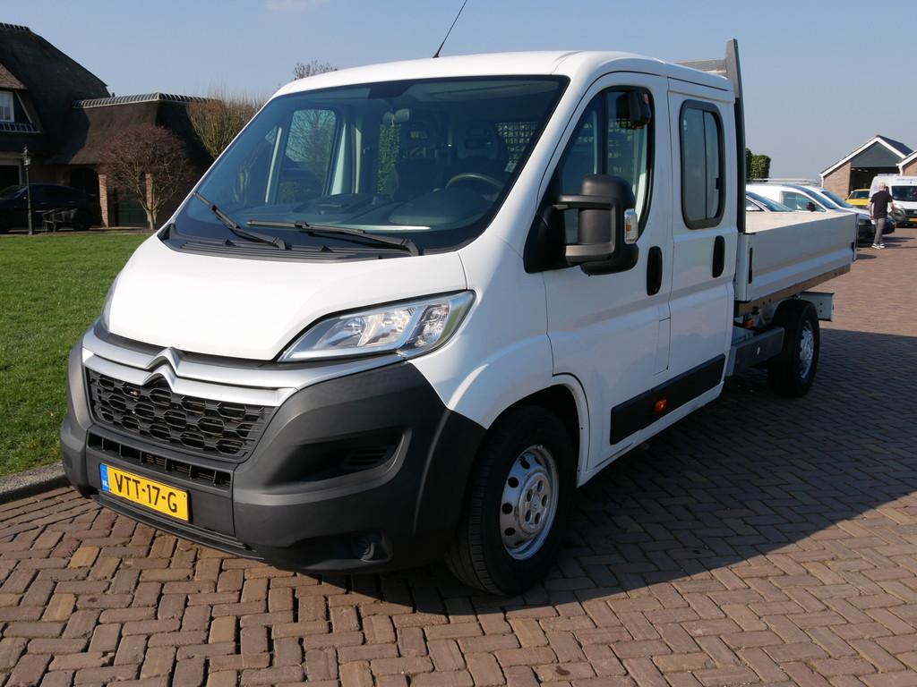 Citroen Jumper 2.2HDi 165 L3 DUBB CAB. PICK UP 3.5t AC * 109, Voorwielaandrijving, Gebruikt, 4 cilinders, Wit