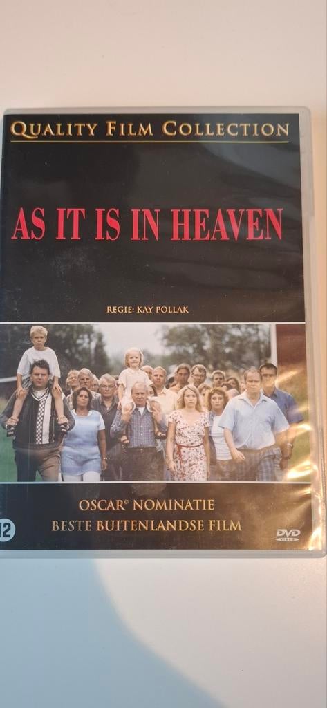 As it is in Heaven - Dvd filmhuisfilm, Alle leeftijden, Ophalen of Verzenden, Zo goed als nieuw, Overige gebieden